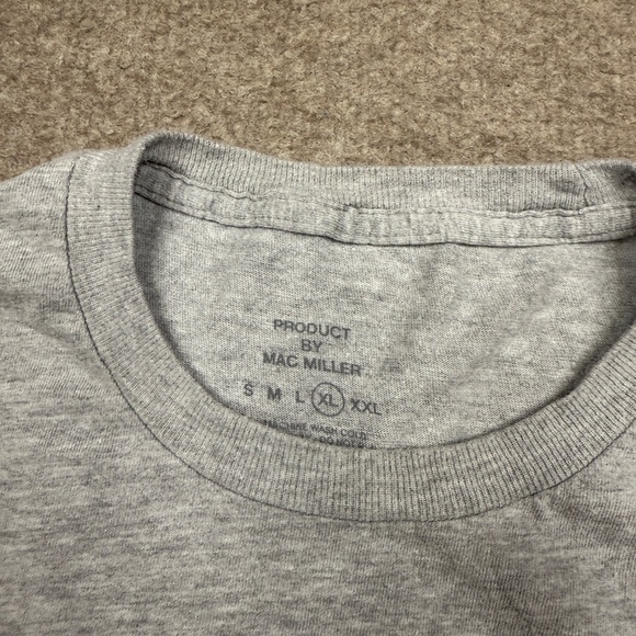 Mac Miller T Shirt Mens Size XL Gray Short Sleeve Rap Tee Adults - Picture 5 of 10